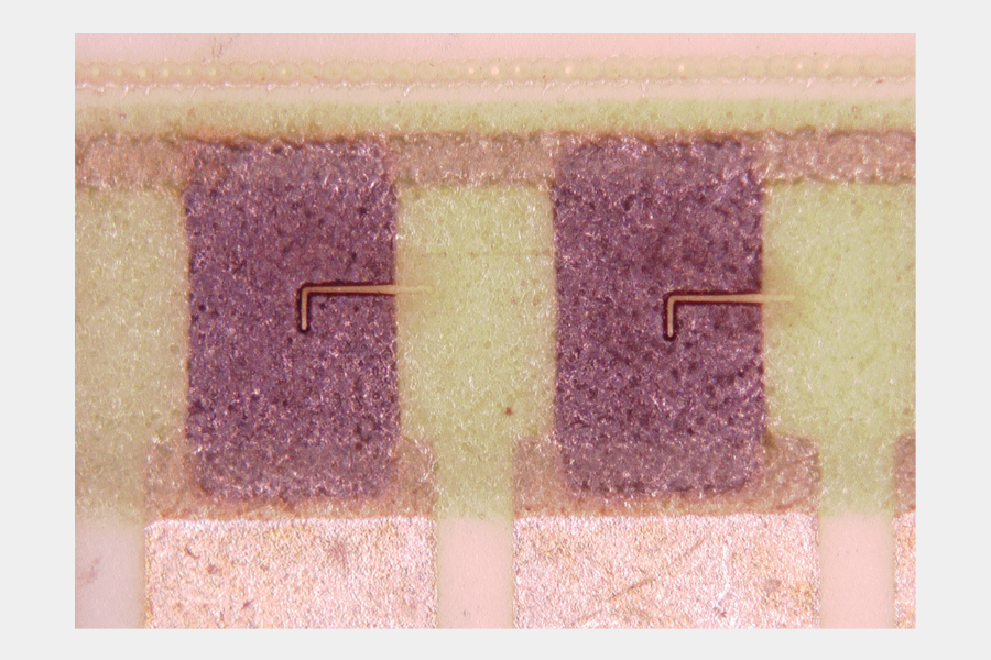 laser trimming for chip resistor