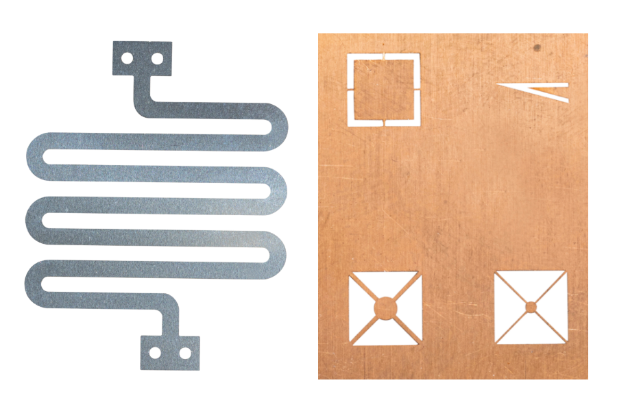 Precision cutting for thin metal plate